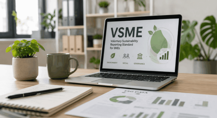 VSME ESG report pre malé firmy
