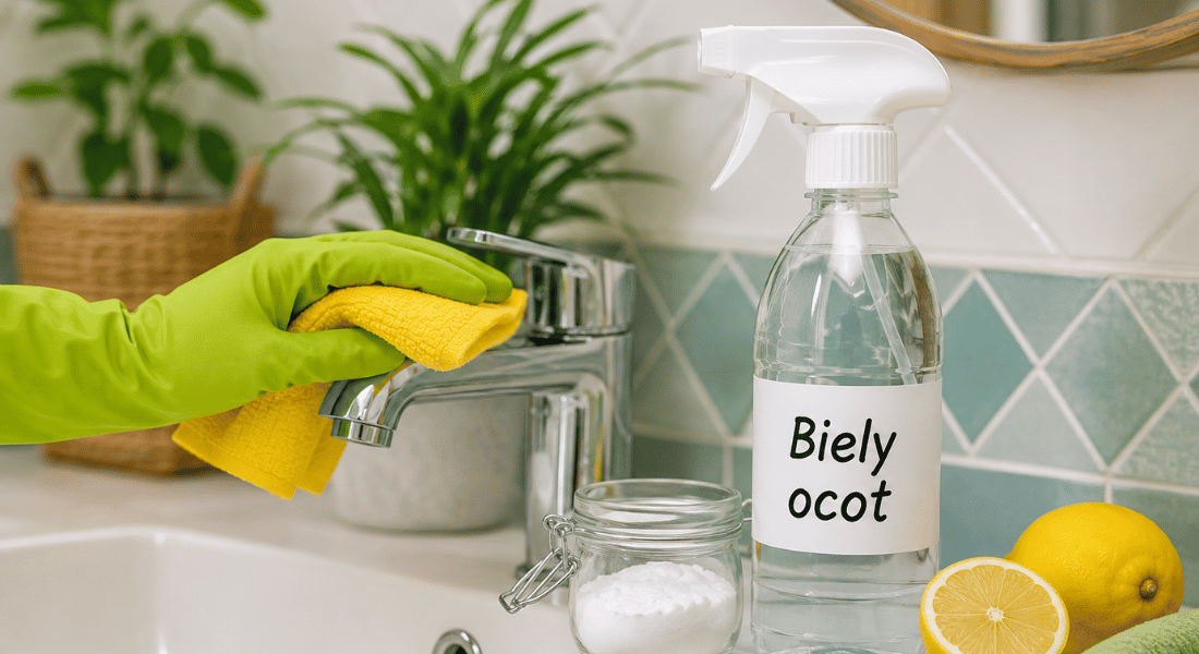 biely ocot čistenie domácnosti